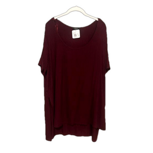 NWT Ambiance Woman’s Tunic Top Size 3x- Maroon